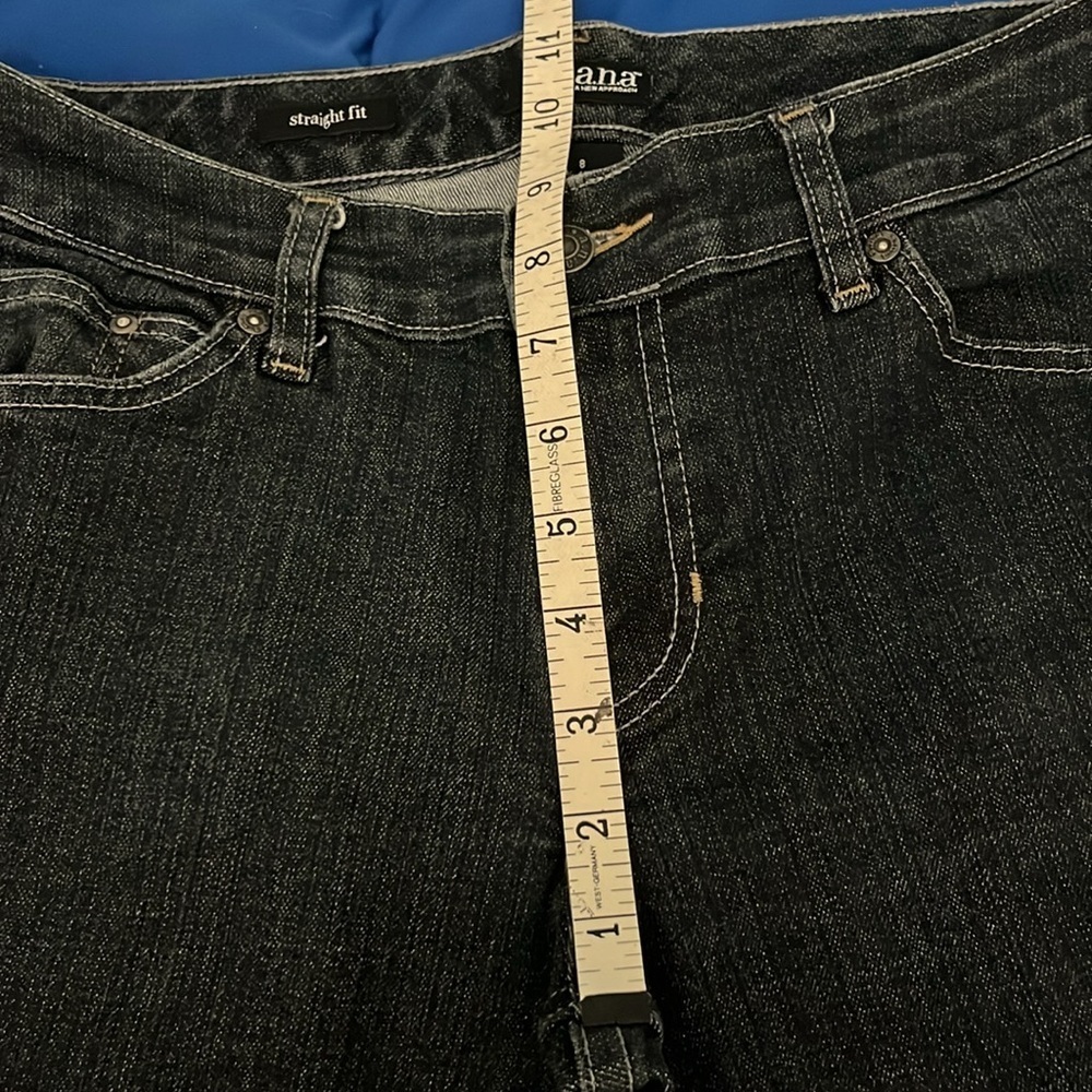 A.n.a. Straight Fit size 8 dark wash denim jeans - Picture 8 of 12